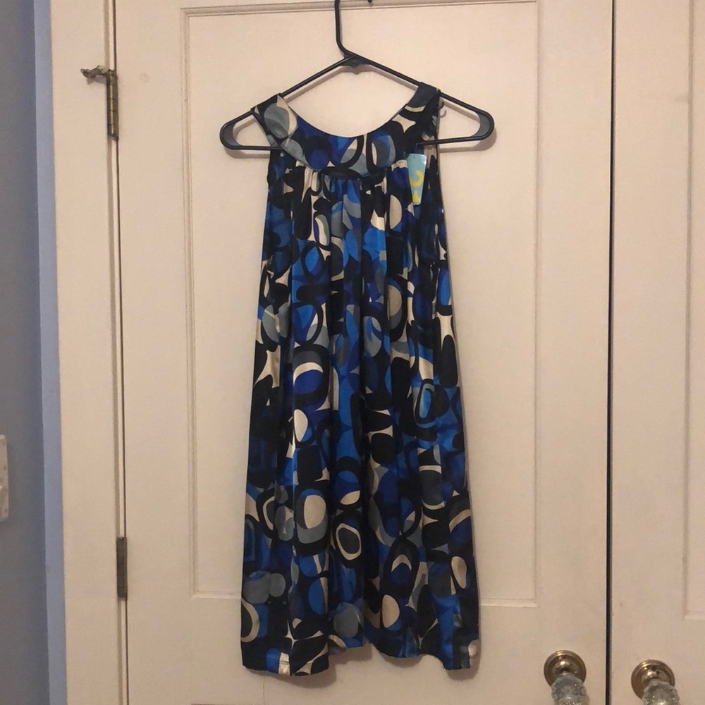 Forever 21 silky trapeze tie back dress